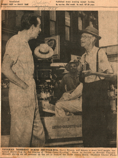 Minelli during filmng