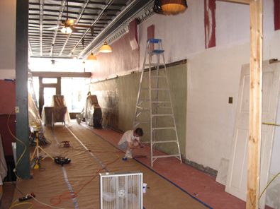 Main room from back before
